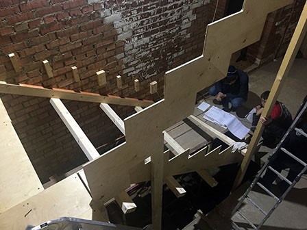 Изготовление двух железобетонных лестниц в поселке Нанжуль-Солнечный, г. Красноярске. Марш24.