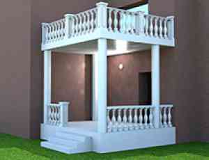 Балкон железобетонный