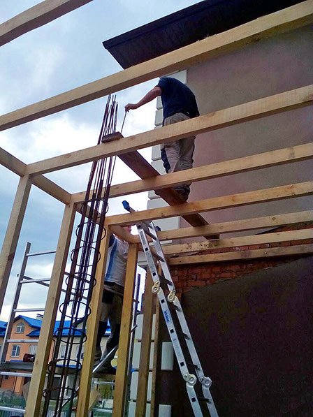 Изготовление железобетонного балкона в микрорайоне «Английски парк» в г. Красноярск. Марш24.